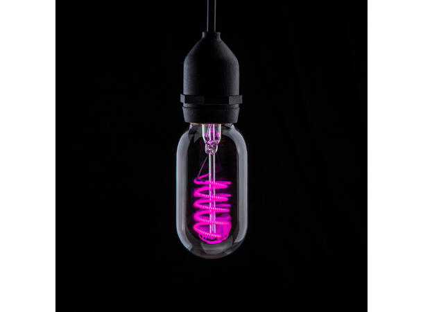 PROLITE LED Filament pære, Funkyfil E27 4W, Magenta, Ikke dimbar
