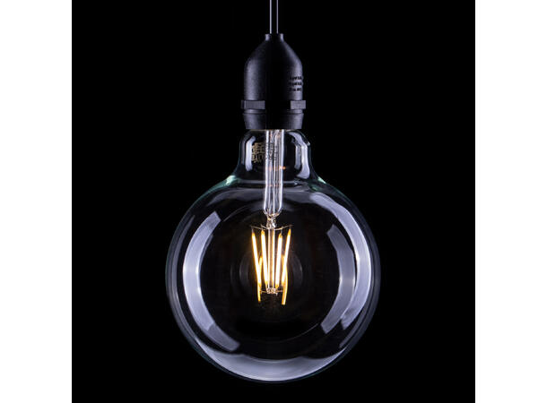 PROLITE LED Filament pære, Globe E27 6W, 2200K, Dimbar