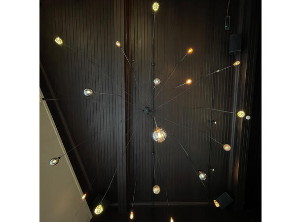PROLITE LED filament pære, B22 4W, 2100K, Dimbar, Crackle