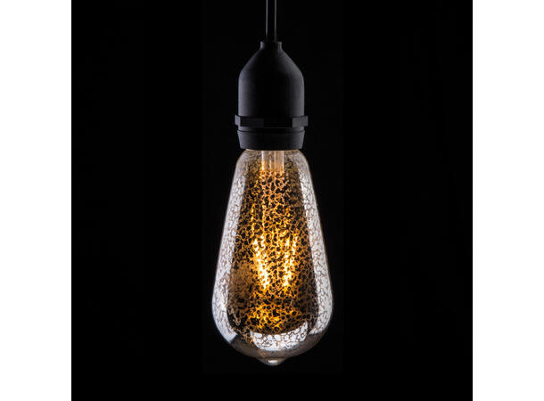 PROLITE LED filament pære, B22 4W, 2100K, Dimbar, Crackle