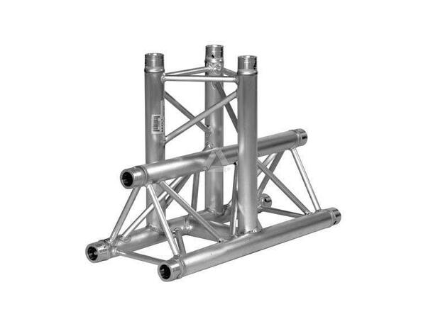 PROLYTE H30D-C018 Trekant hjørne 3-Veis T, Alu, Ø48x3mm, Vertikal Ned