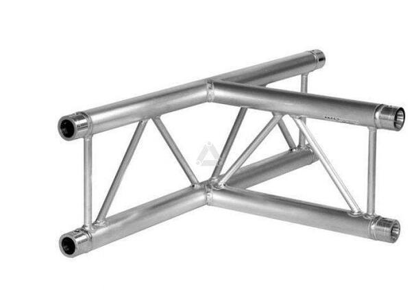 PROLYTE H40L-C017U Stige hjørne 3-Veis T, Alu, Ø48x3mm, Stående