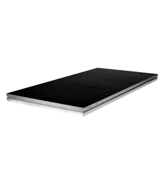 PROLYTE SM-D StageDex Topline scenepodie Firkant, 1x2M, Sort, Vannfast