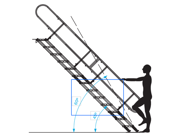 PROLYTE SM-STAIR EasyStair flex påbygg 5-Trinn, Påbygningsdel, u/koblinger