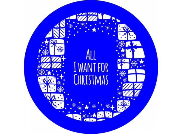 Prolights Gobo xmas Gifts Greetings 2 F size,  1 Color