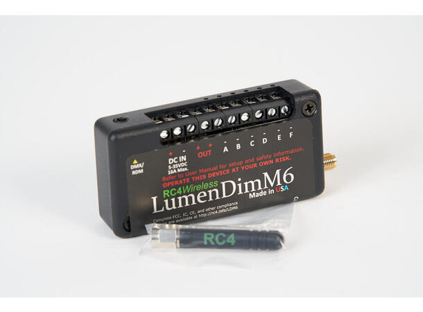 RC4 WIRELESS LUMENDIM M6 Dimmer Mini 6-kanal CRMX Trådløs Dimmer