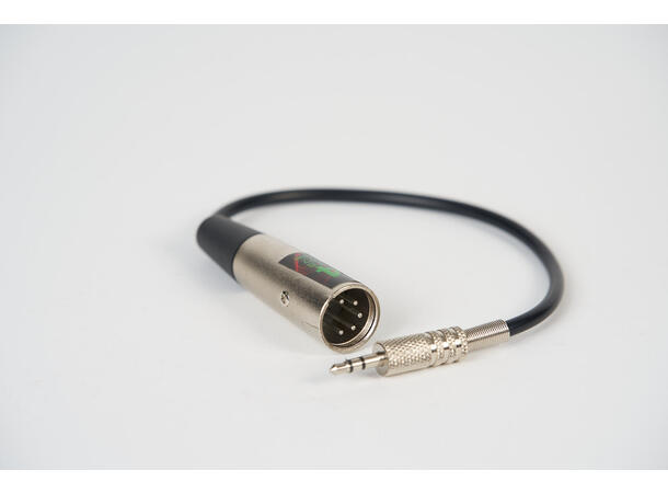 RC4 WIRELESS S3DMX5MA, Adapterkabel 3.5mm Minijack til 5-Pin XLR (Han)