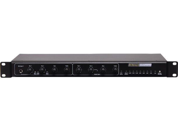 REDBACK A4411 Rackmikser med 4 innganger 2 mik, 2 linje. Stereo ut