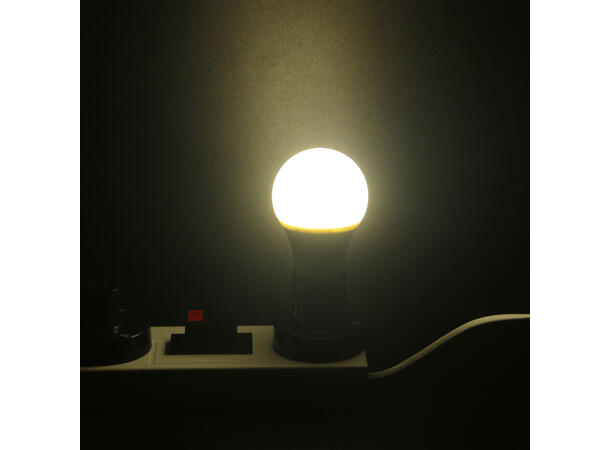 SBL LED pære E27, 7W WW (warm white), 270°, Ikke dimbar
