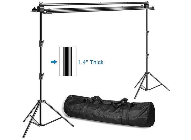 SBL Stativ for 3 x bakgrunner Maks høyde 280cm