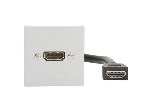 SOMMER CABLE W45S-1200 SYSWALL45 Modul Sølv. HDMI hun/han. Kabel ut