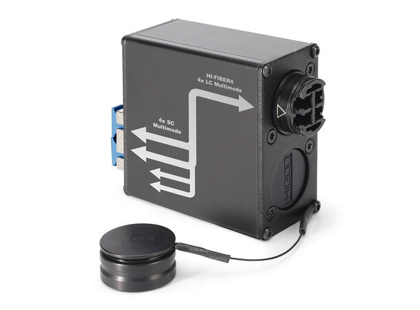 SOMMER SPY-HS21 Adapter, Multimode HI-FIBER 4 x LC hun - 4 x SC hun