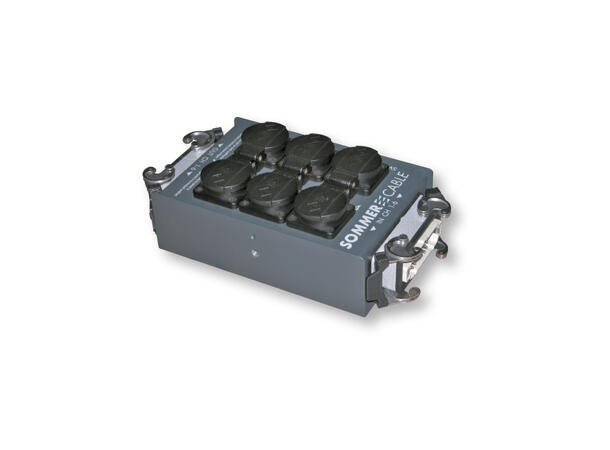 SOMMER SV-11 Harting Breakout 16-pin Harting inn/link - 6 x Schuko ut
