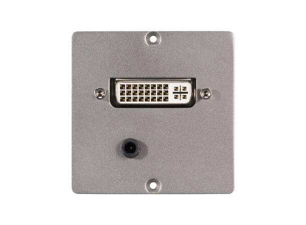 SOMMER W50M-2423 SYSWALL50 Modul Stål. 1 x DVI/DVI, 1 x 3.5mm/3.5mm MJ