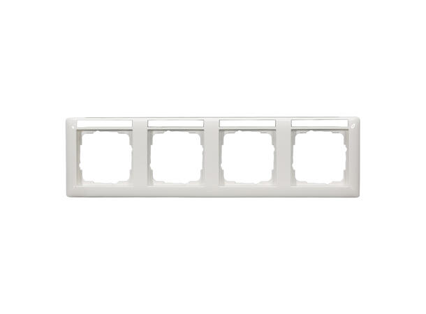 SOMMER W55KW-SB-4 SYSWALL55 Ramme 4-hull. Passer SYSWALL45 Snap-in moduler