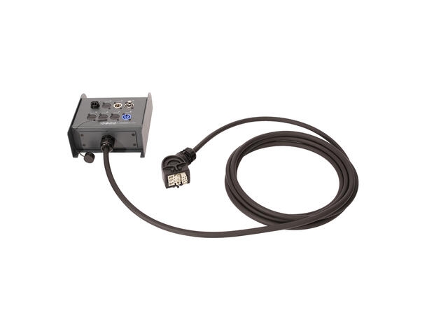 SOMMER YH14-L01/01-5000 Multikabel 50m. 4 x Fiber, 3-pin XLR han/hun, Strøm