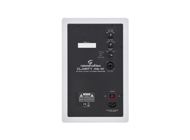 SOUNDSATION CLARITY A6 Aktiv Monitor Hvit. 6.5", 60W+30W