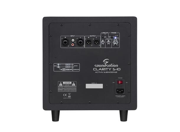 SOUNDSATION CLARITY S-10 Aktiv subwoofer Sort. 10", 350W