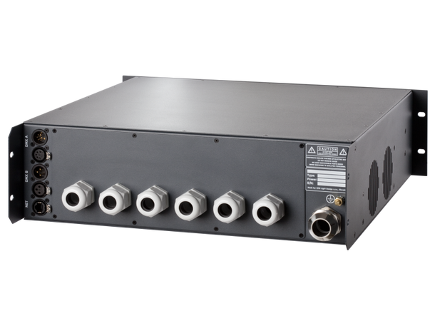 SRS NDPG1213B-5 Dimmer, Kabeltilkobling 400V inn. 6 x Kabeltilobling ut. DMX/LAN