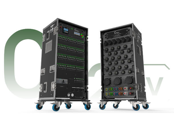 STAGESMARTS C72TV_BU2 PDU 72 kanaler. Integrert Webserver