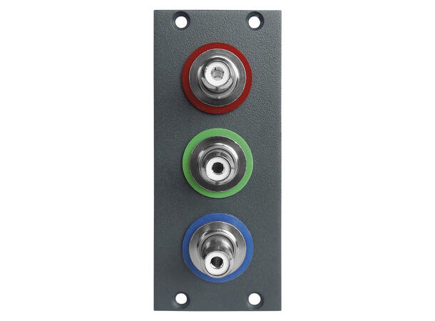 SYSBOXX SYC1-1033 Frontpanel 3x RCA female, YUV