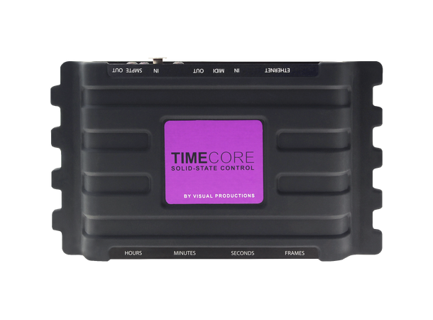 VISUAL PRODUCTIONS TimeCore Tidskodemodul. Ethernet, Web-Interface