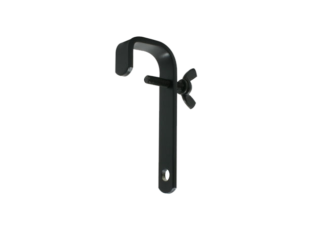 DOUGHTY T2010701 Hook clamp, Rett SWL 40kg, 48 - 51 mm, Sort