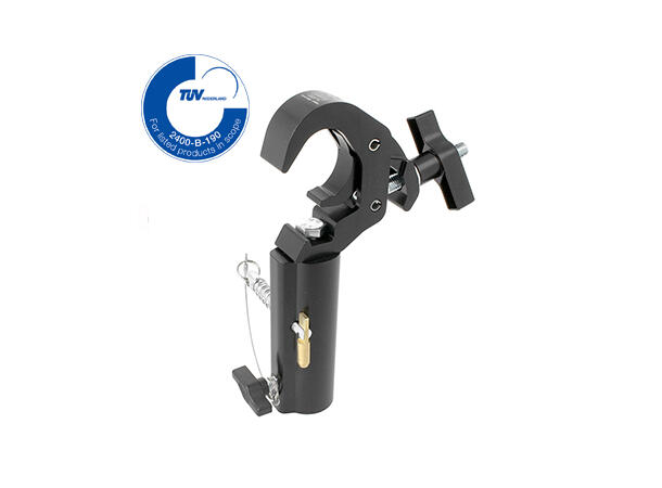 DOUGHTY Titan Quick Trigger TV Clamp SWL 100 Kg, Black