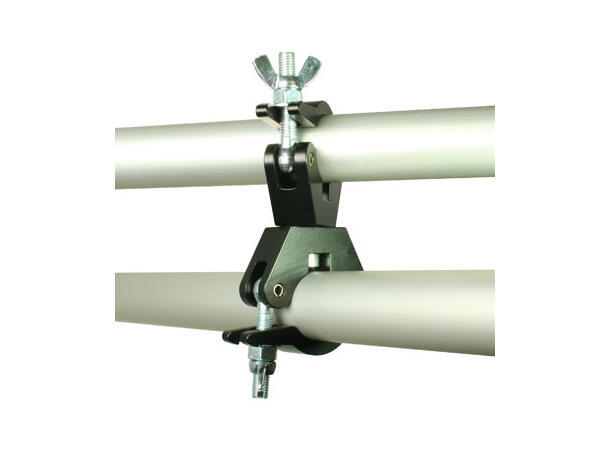 DOUGHTY swivel clamp slim 360° Sort. SWL 750Kg