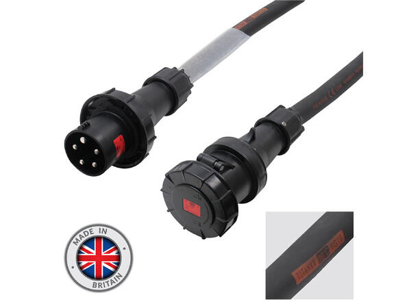 ELUMEN8 Male -Female 3PH 16mm 5C Cable 3m, 63A, H07RN-F