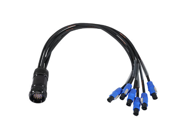 ELUMEN8 Socapex 19-Pin Male - PowerCON 1.5mm Fan-Out Cable