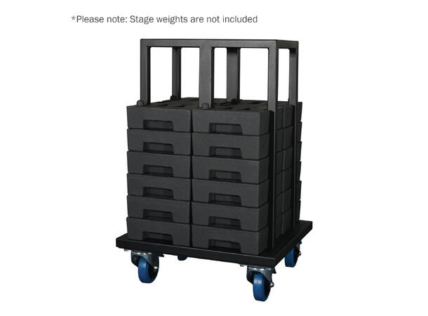 ELUMEN8 Stage Weight Trolley Opp til 24 x 12,5kg