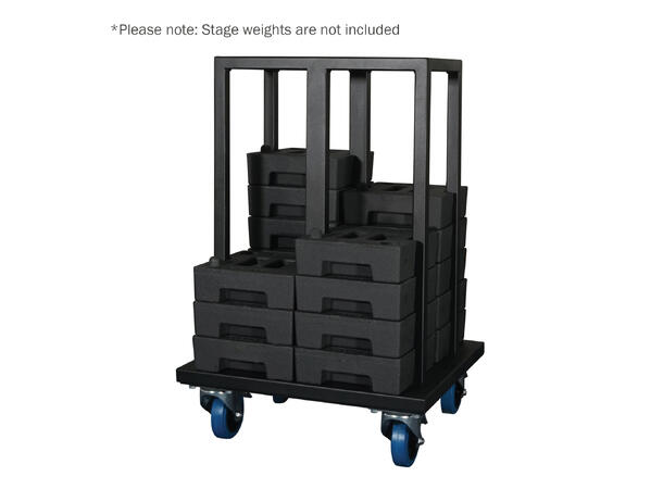 ELUMEN8 Stage Weight Trolley Opp til 24 x 12,5kg