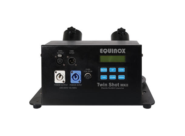 EQUINOX DTwin shot MKII Til 50 & 80 cm Confetti, DMX