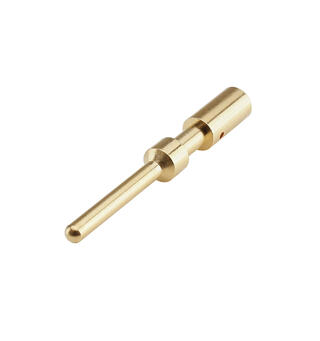 HICON HI-LKPIN-M12GL LK pin, han. Str.12 Gullplatert. For 2.5-4.0mm2 kabel