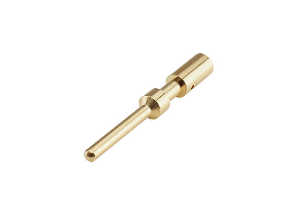 HICON HI-LKPIN-M12GL LK pin, han. Str.12 Gullplatert. For 2.5-4.0mm2 kabel