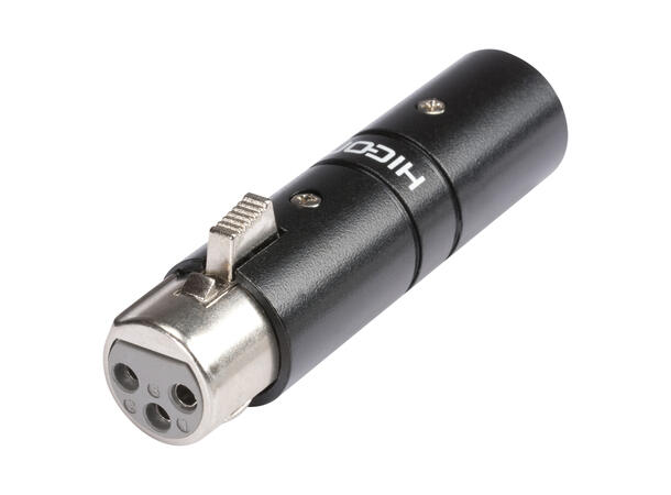 HICON HI-X3X3-FM XLR Hun-Han adapter Sort
