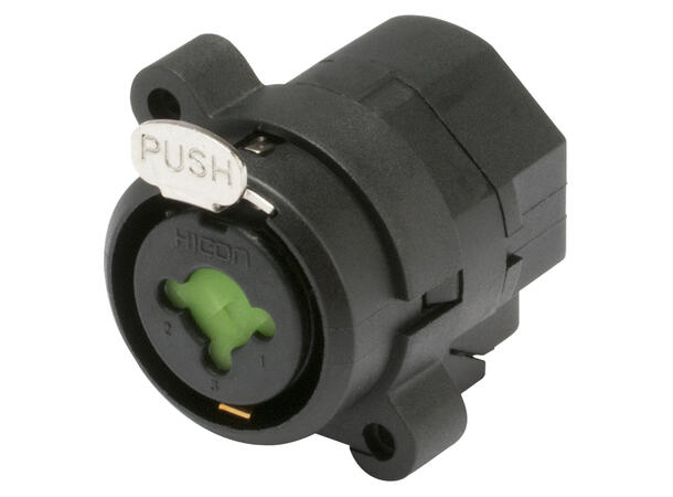HICON HI-XJEF6S Kombi TRS/XLR kontakt For chassismontering. Loddetilkobling
