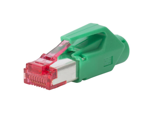 HIROSE RJ45C6-GN Cat.6, 250Mhz Grønn. Maks kabel Ø6.6mm
