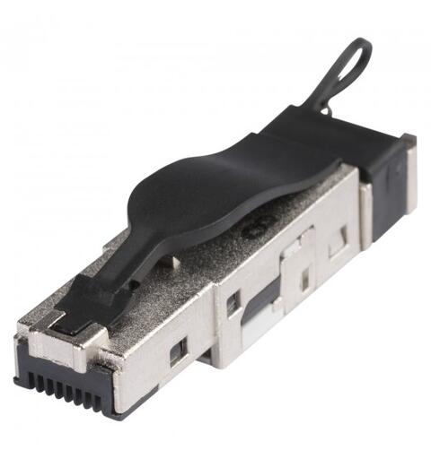 HIROSE RJ45C6XL-SW Cat6a/10Gb. PoE+ Krever ikke verktøy for montering