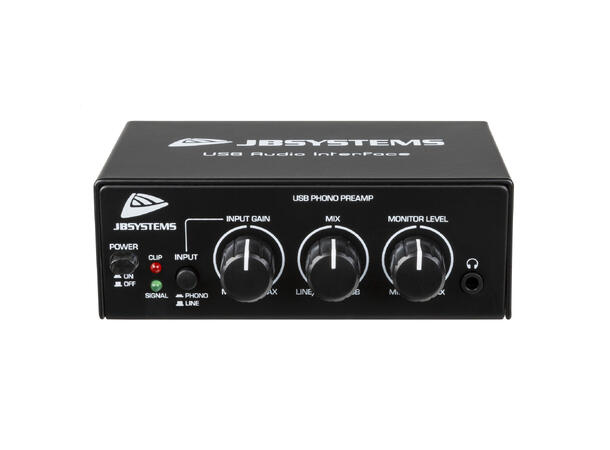 JB SYSTEMS USB Lydkort Stereo IN/OUT, RIAA