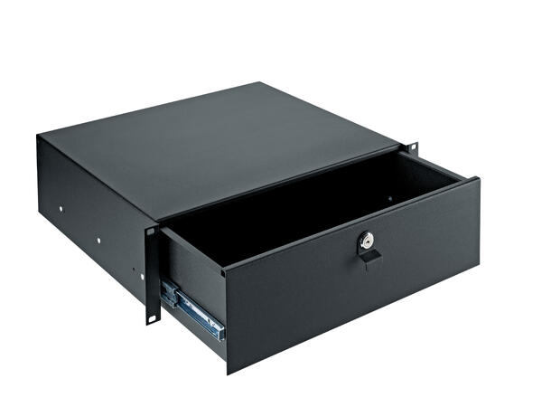 K&M 491/2 Rackskuff 3U, 19", Vekt: 8,12 kg.
