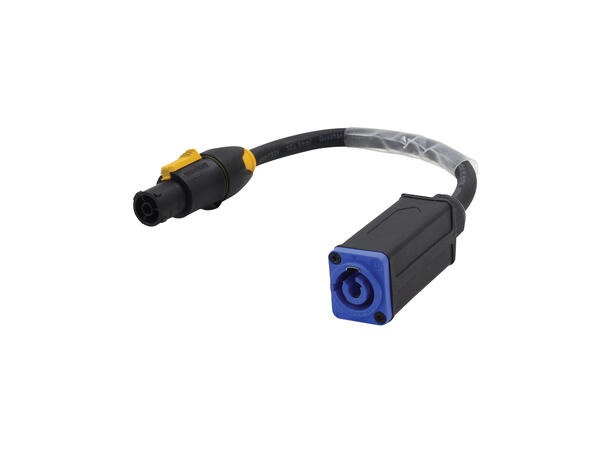 LEDJ overgang Powercon blå til True1 Seetronic  plugg/kontakt