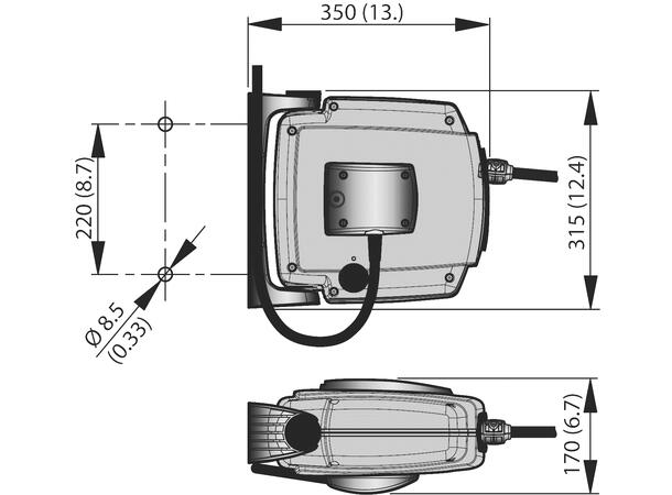 NEDERMAN Data Cable Reel D20 med 12m CAT7-kabel
