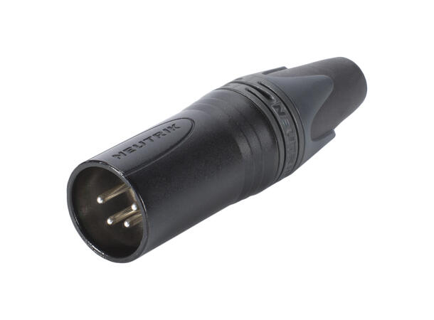 NEUTRIK NC4MXX-BAG 4-pin XLR han plugg Sort