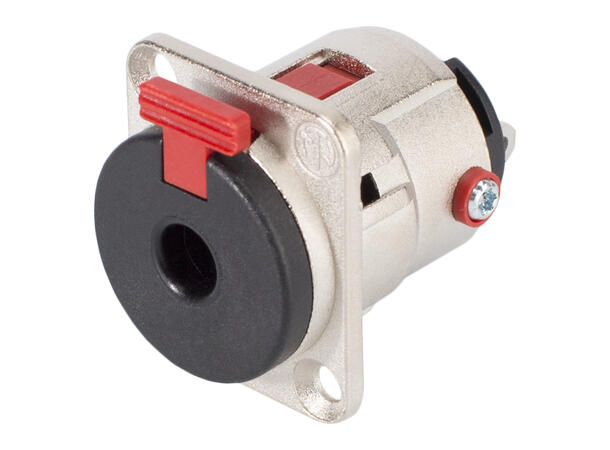 NEUTRIK NJ3FP6C Jack hun, D-panel Nikkel