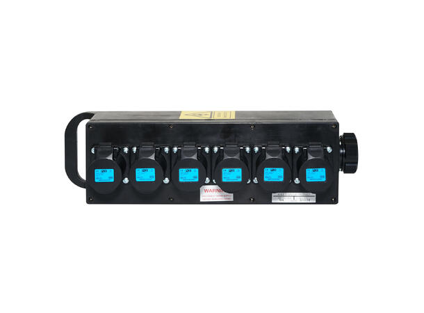 PCE Socapex Breakout Box 19-Pin to 6 x 16A Sockets