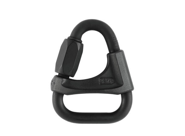 PETZL DELTA Quicklink 27kN, Mutterlås, Stål, Sort