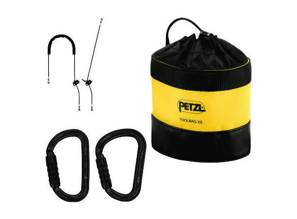 PETZL GRILLON Støttelinepakke 2M Sort