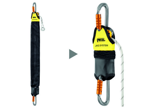 PETZL JAG RESCUE KIT Evakueringspakke Ferdig pakke for 30 meter høyde